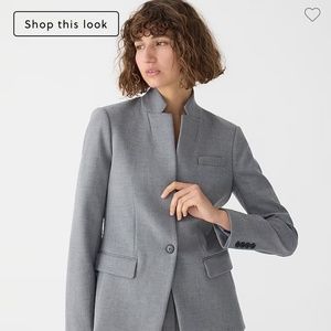 EUC JCrew Grey Regent Blazer size 8